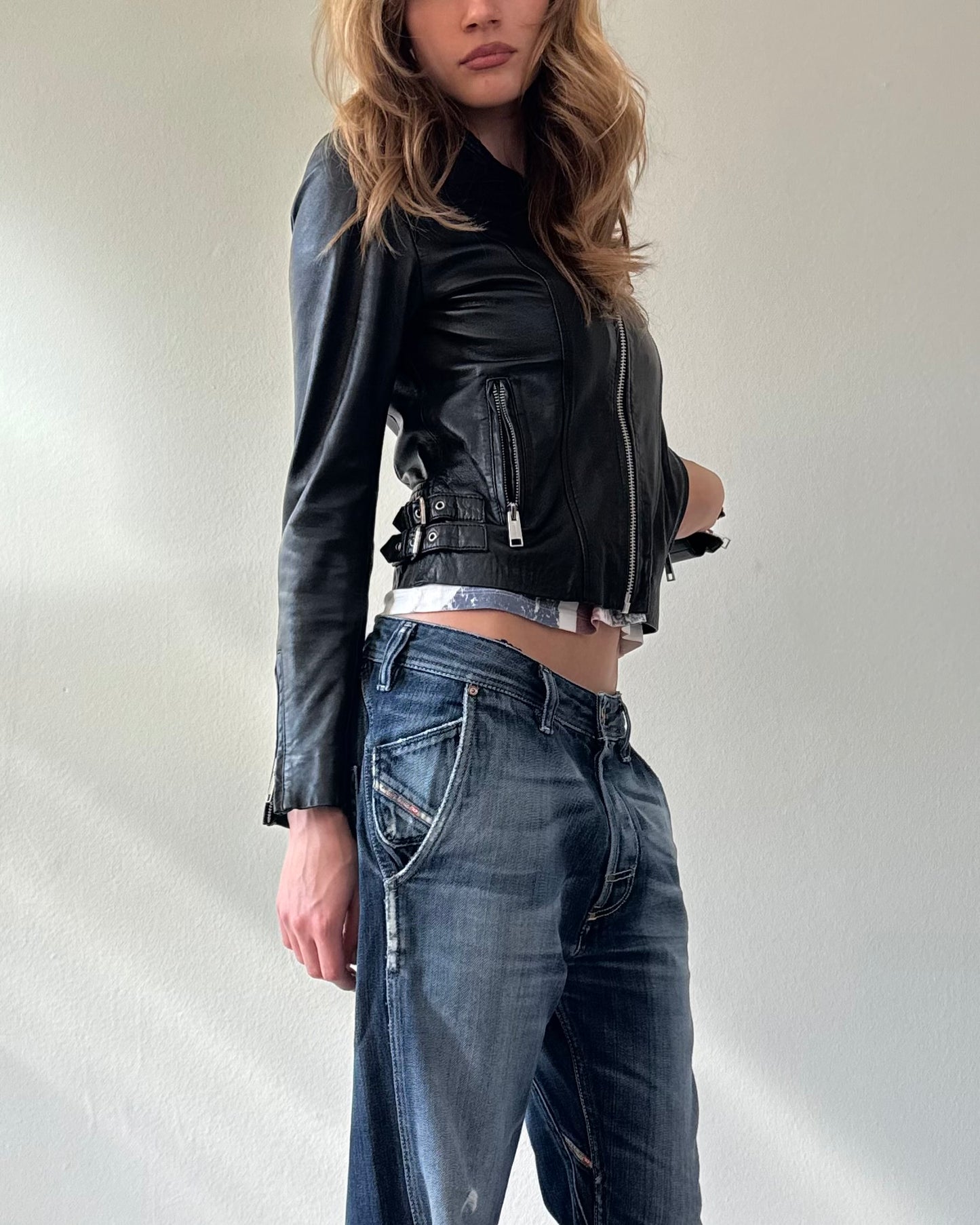 Vintage Leather Racing Jacket