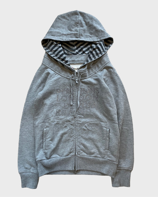 Vintage Pepe Jeans Studded Zip Hoodie