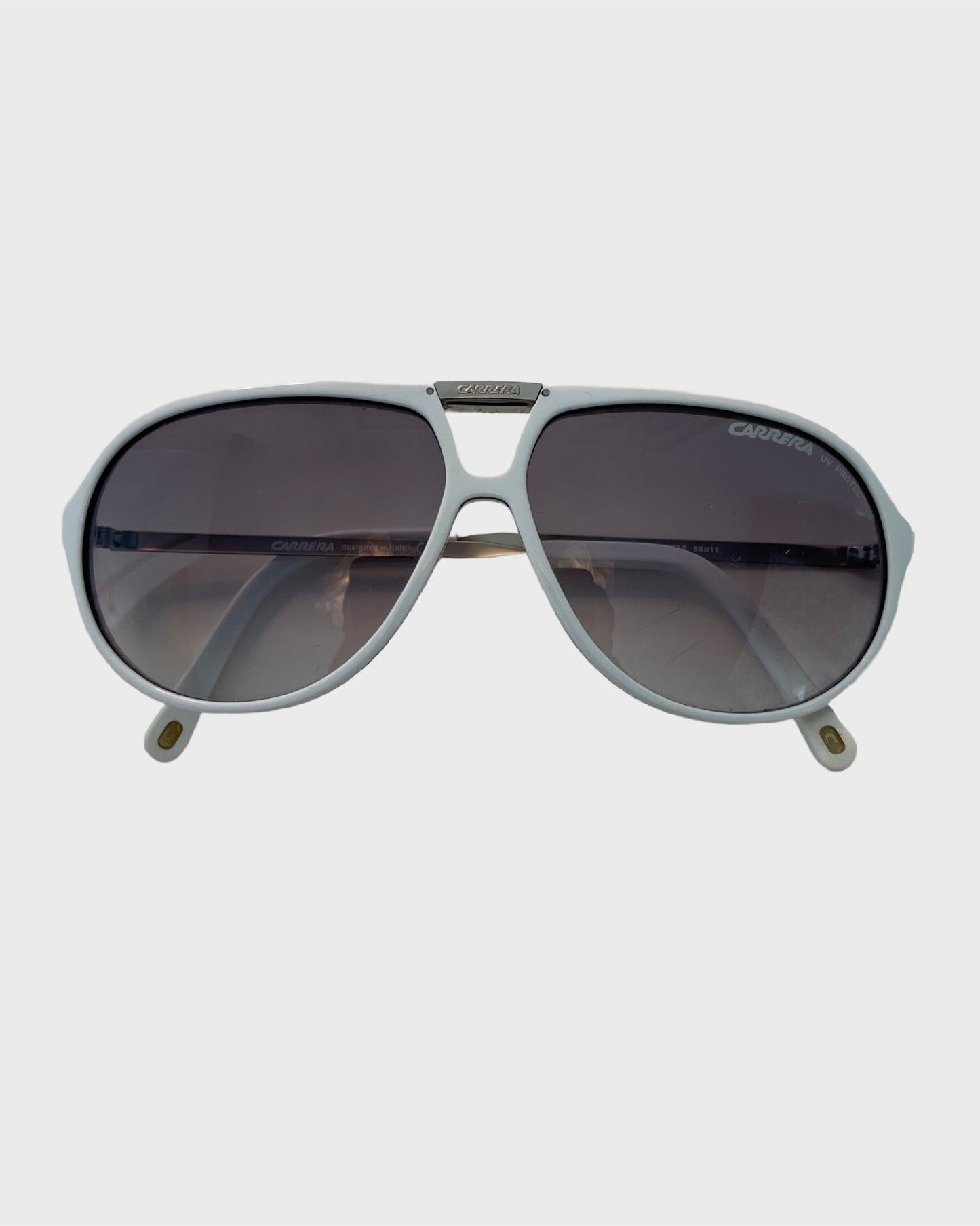 Vintage White Carrera Sunglasses