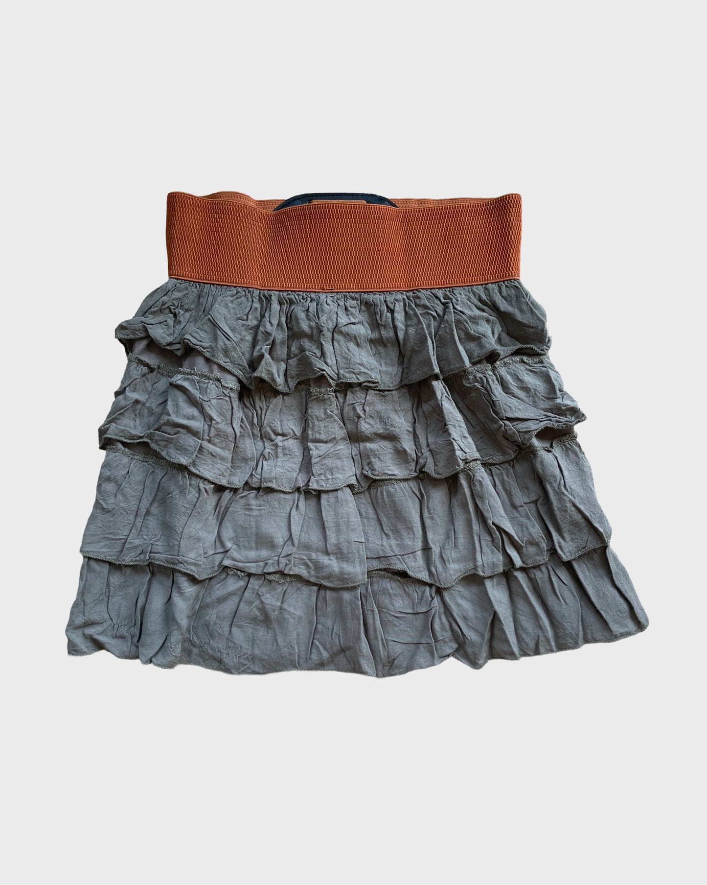 Vintage Lace-Up Skirt
