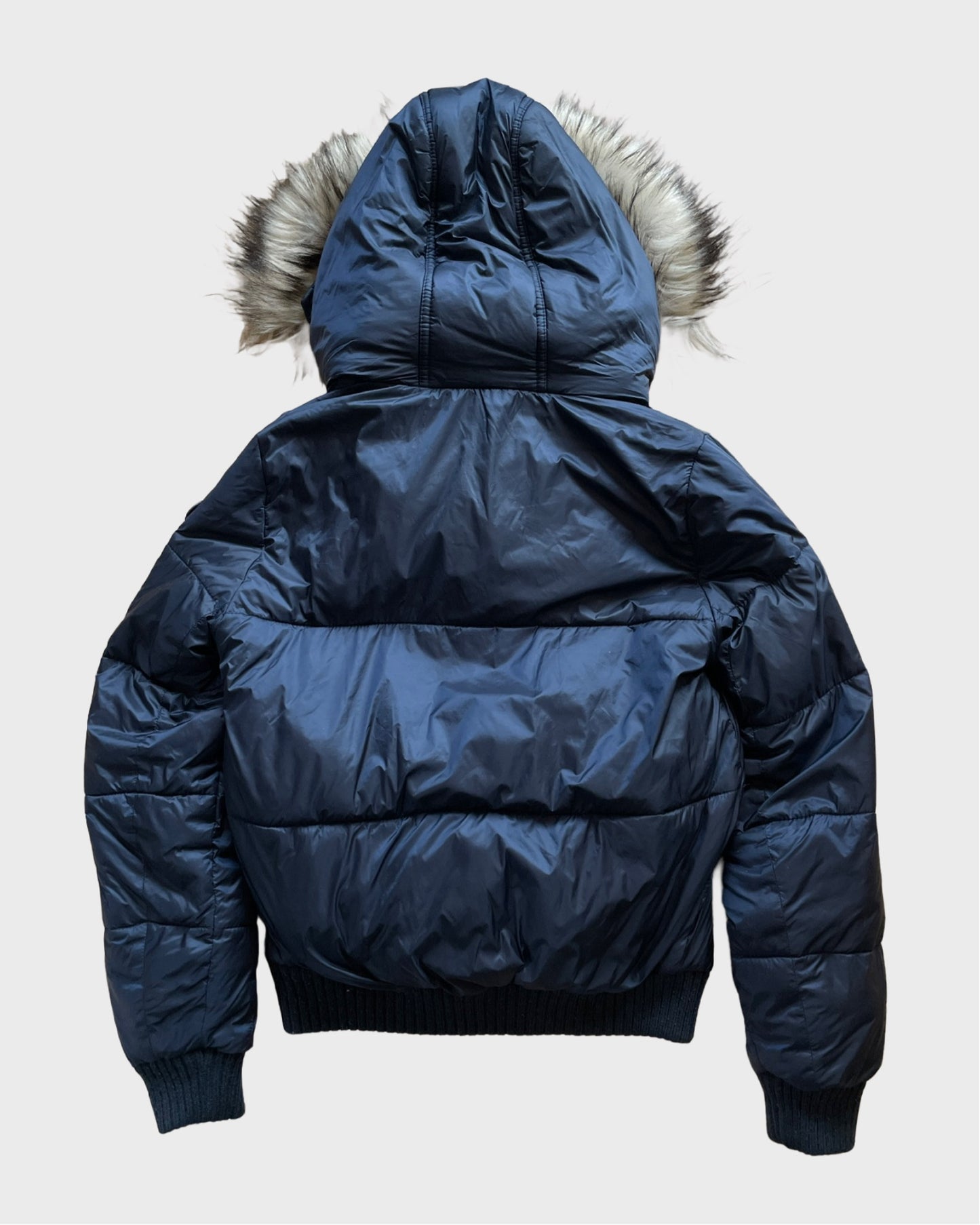 Vintage Abercrombie & Fitch Fur Puffer Jacket