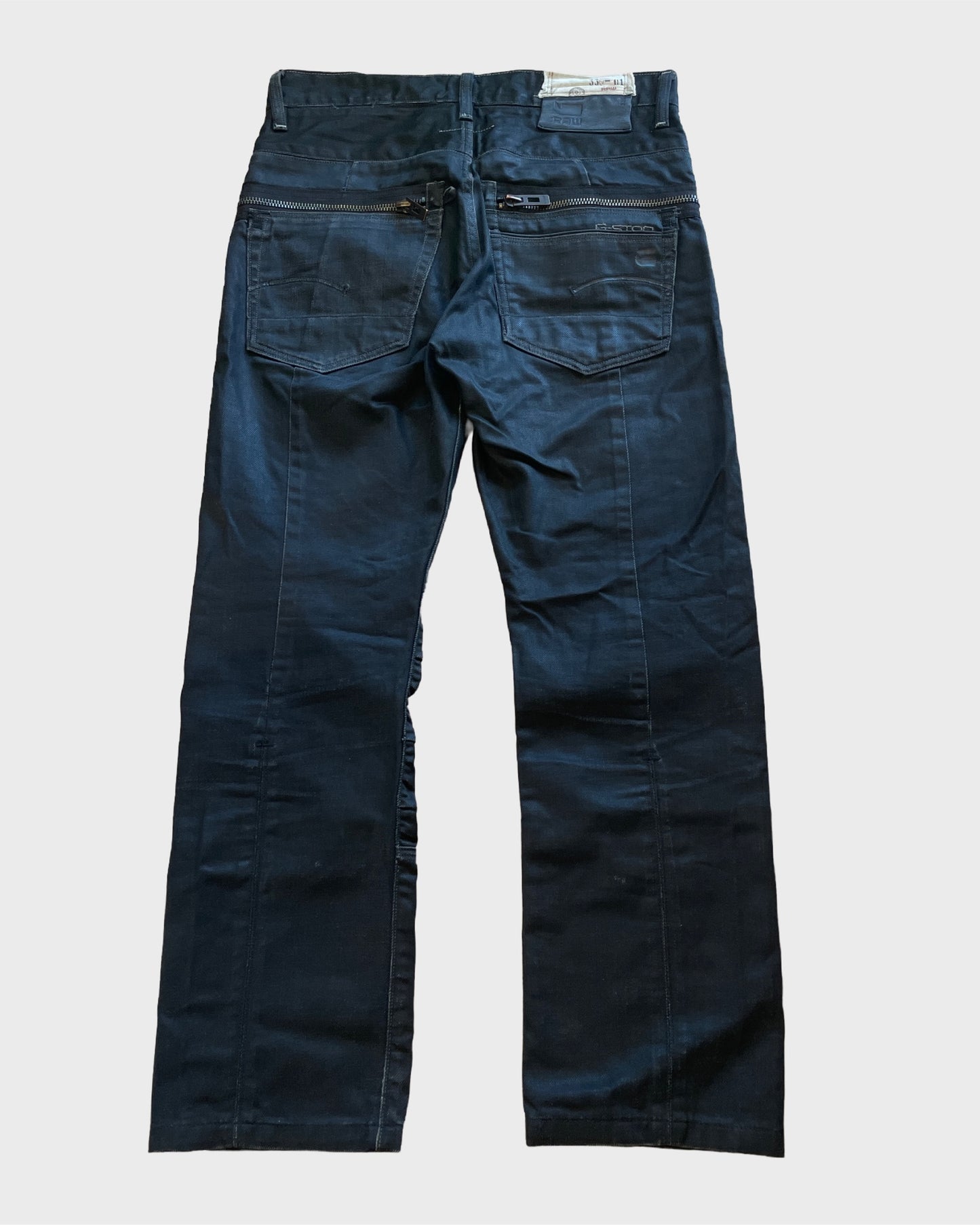 Vintage G-Star RAW Denim Jeans with Zipper Details