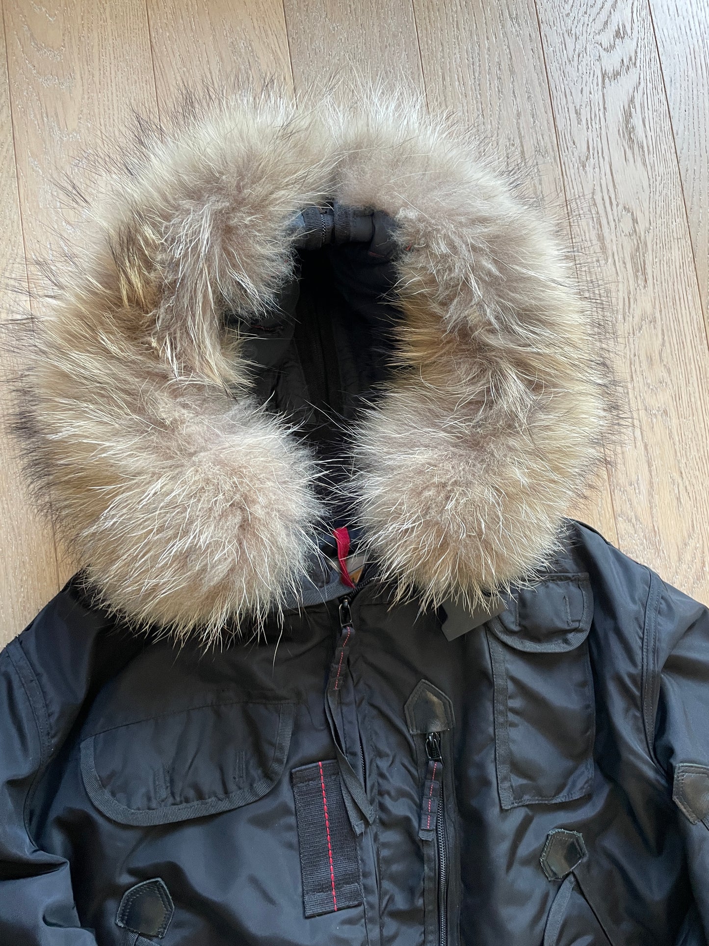 Vintage Fur Bomber Jacket