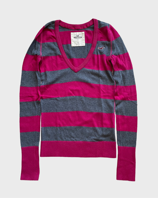 Vintage Hollister Striped Knit Sweater
