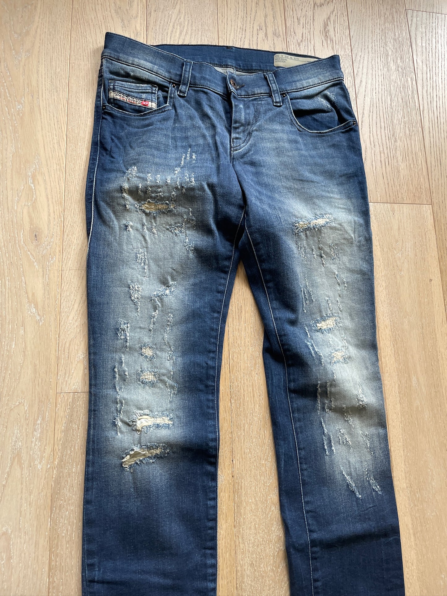 Vintage Diesel Ripped Denim Jeans