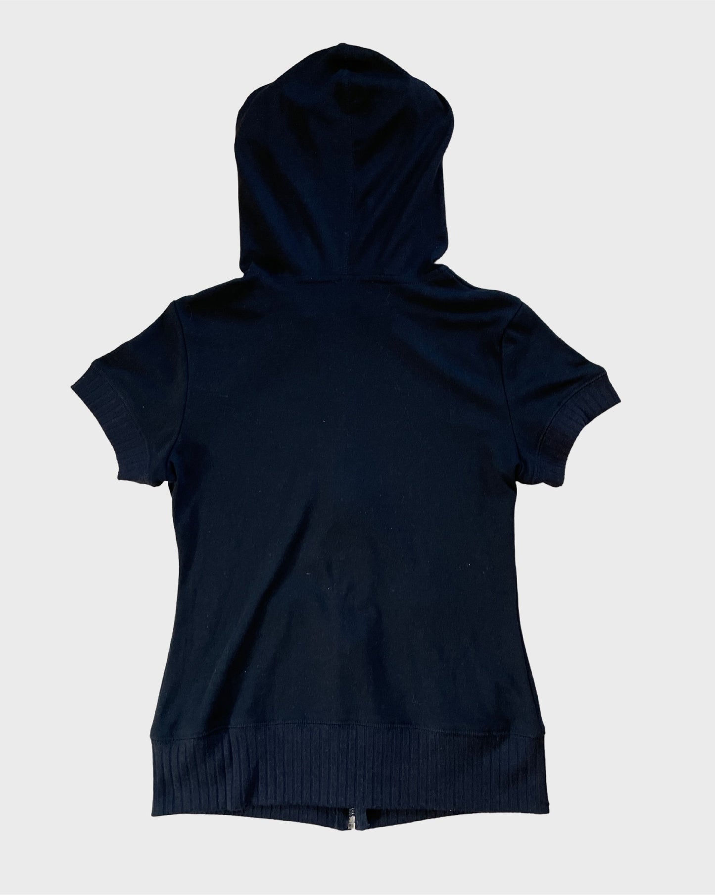 Vintage Shortsleeve Zip Hoodie