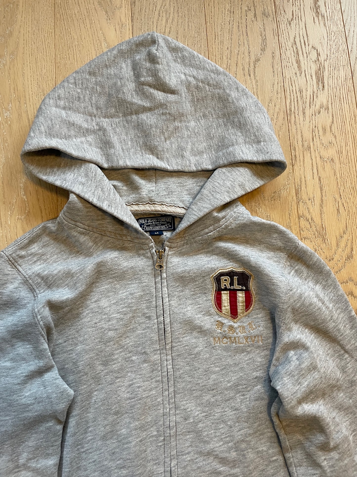 Vintage Ralph Lauren Flag Zip Hoodie