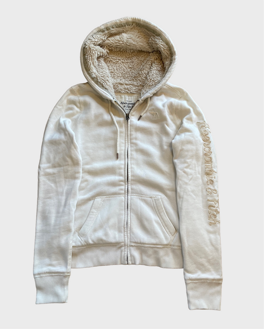 Vintage Abercrombie & Fitch Fur Zip Hoodie