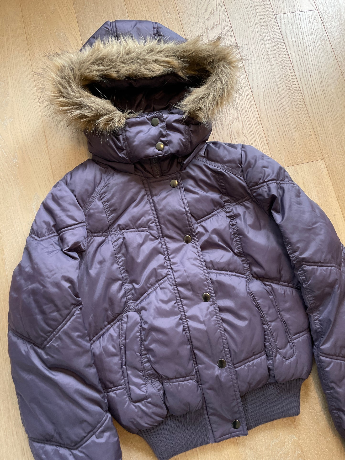 Vintage Fur Puffer Jacket