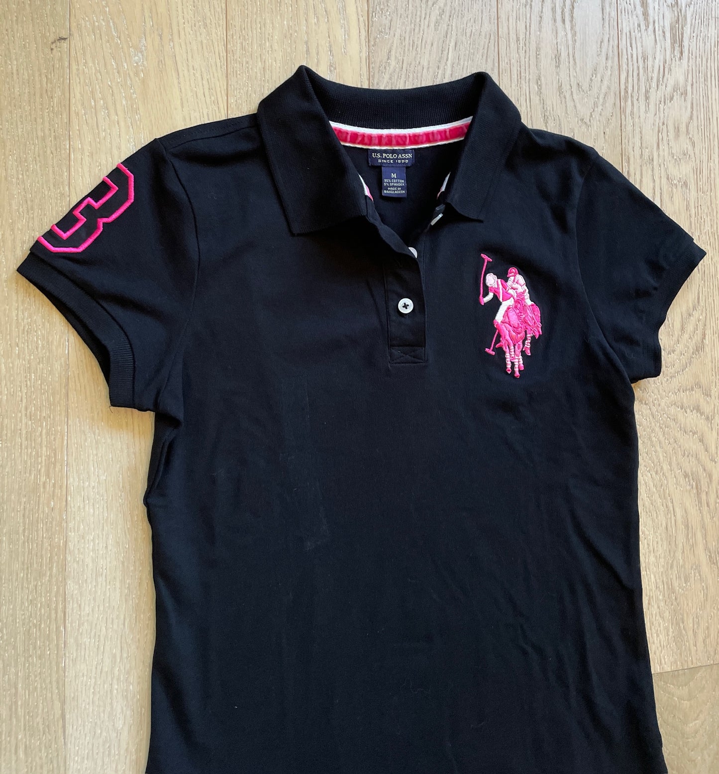 Vintage Pink Detail Poloshirt