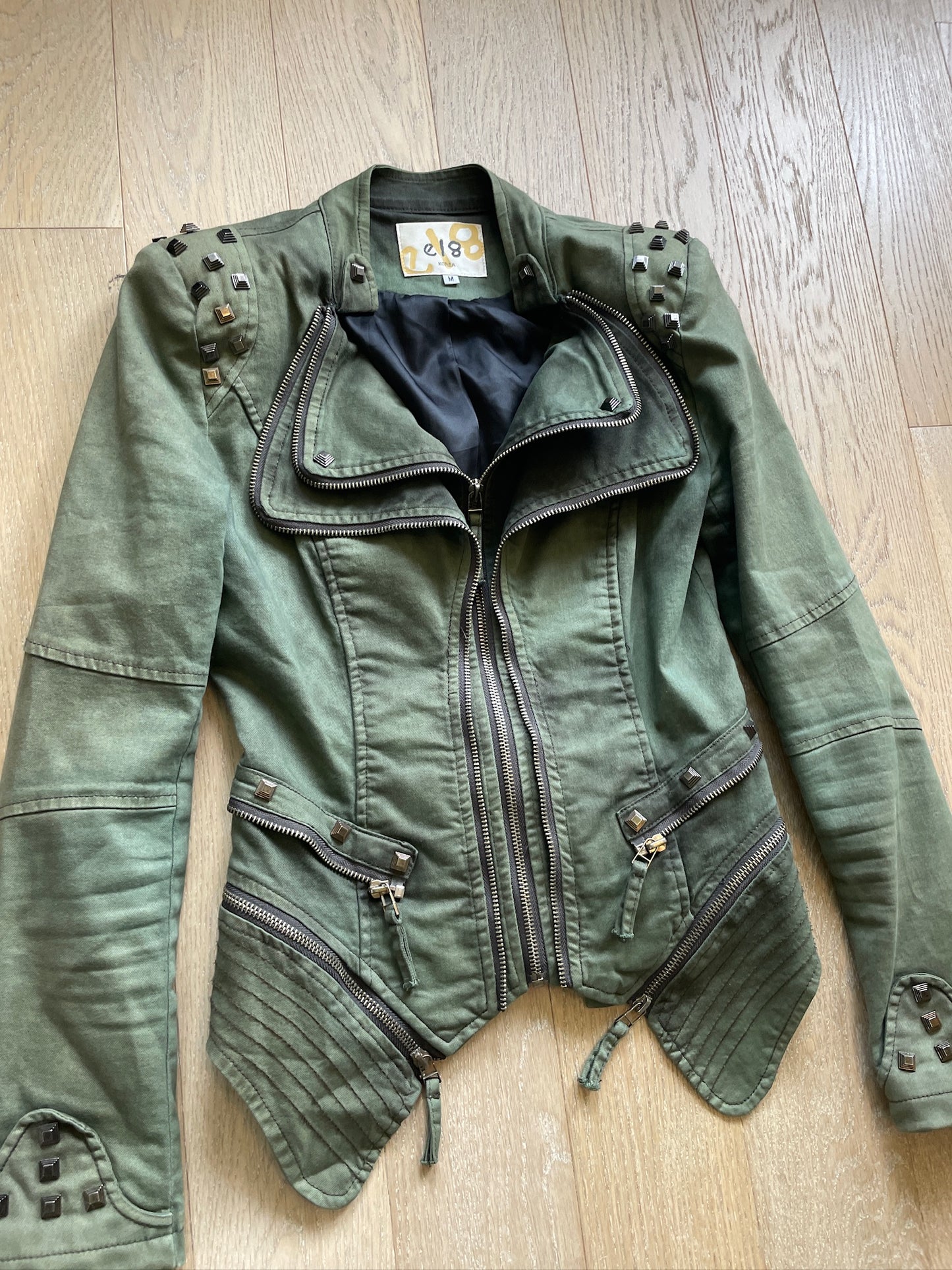 Vintage Studded Biker Jacket