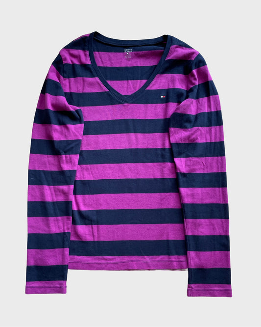 Vintage Tommy Hilfiger Deep Neck Knit Sweater