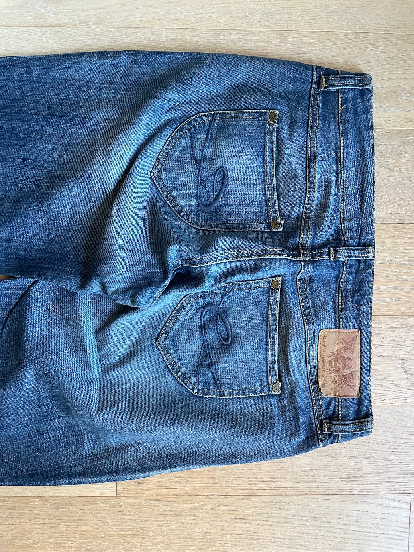 Vintage Lowwaist Flared Denim Jeans