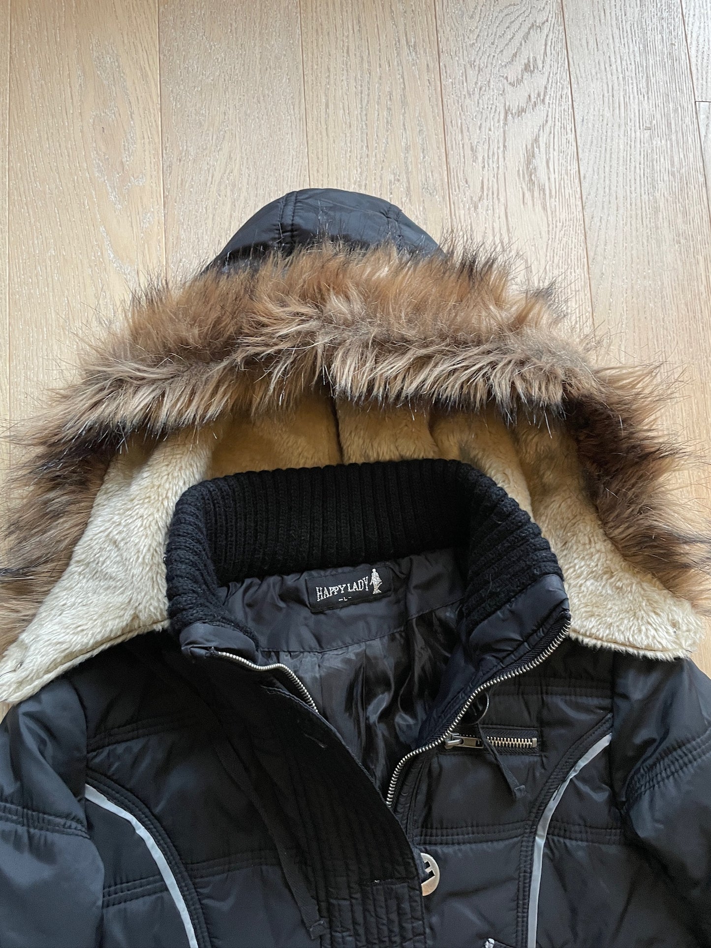 Vintage Fur Puffer Jacket