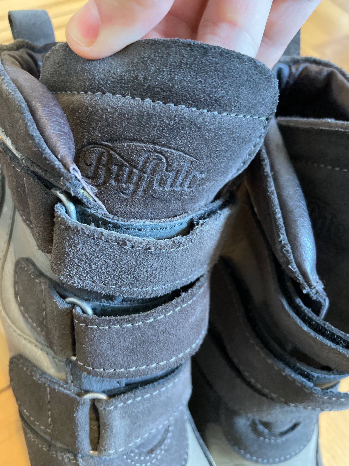 Vintage Buffalo Wedge Sneaker