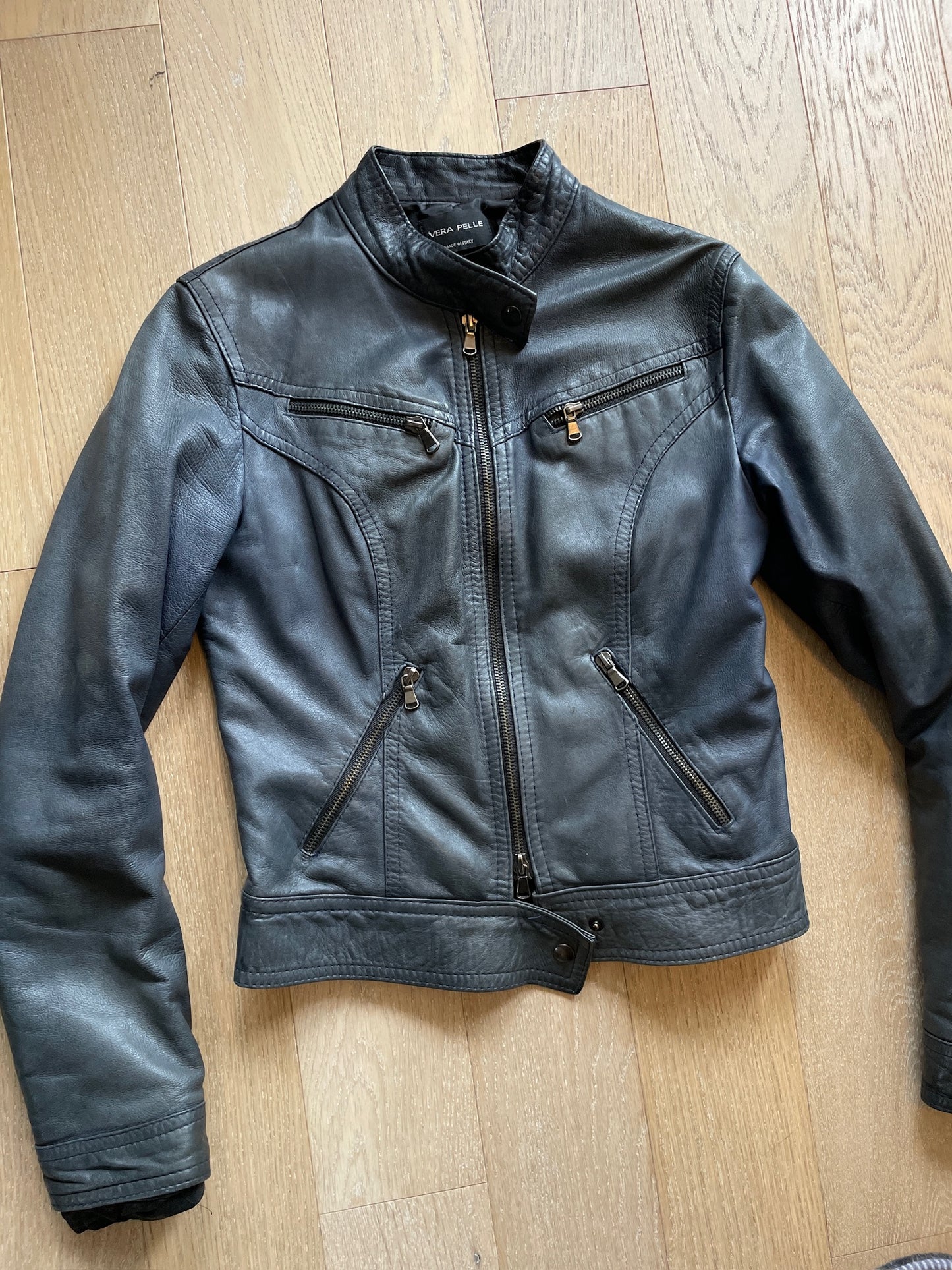Vintage Racer Leather Jacket