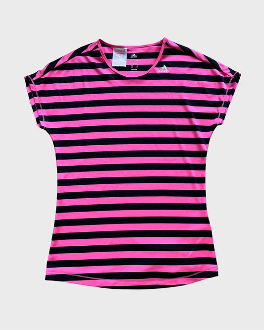 Vintage Striped Adidas T-Shirt