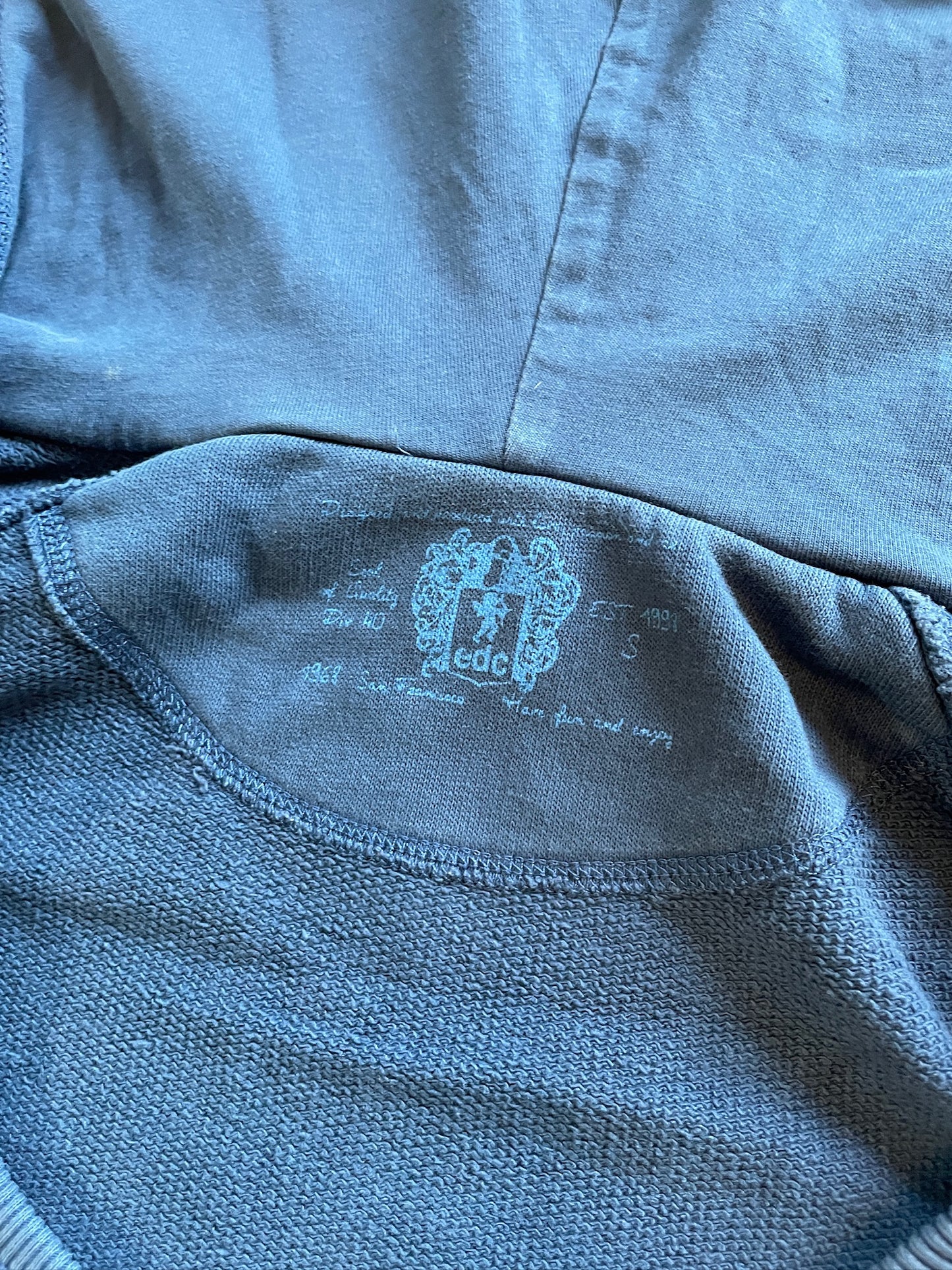 Vintage Deep Neck Hoodie