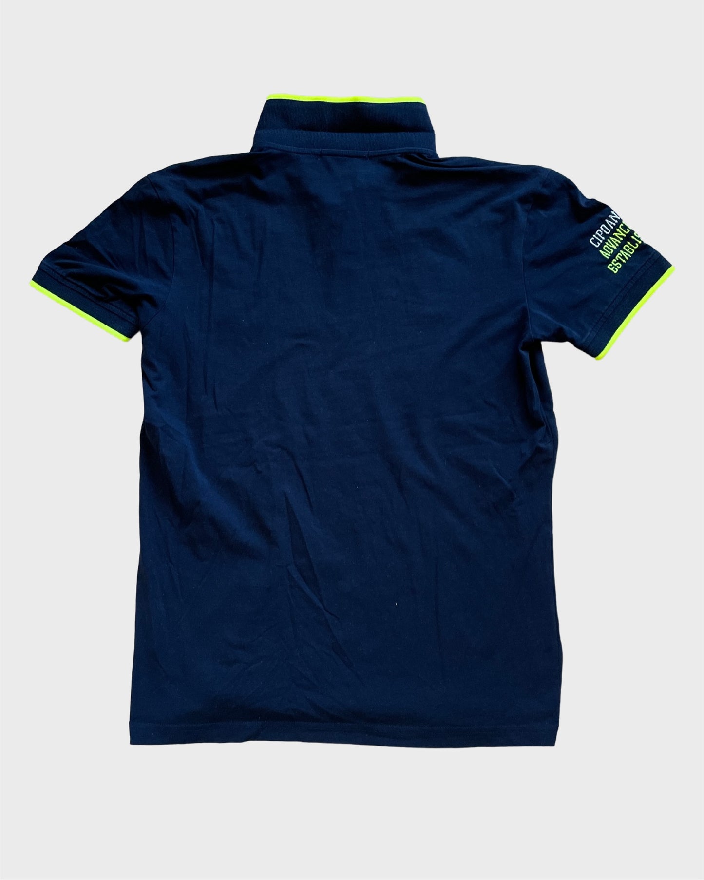 Vintage Poloshirt with Neon Accents