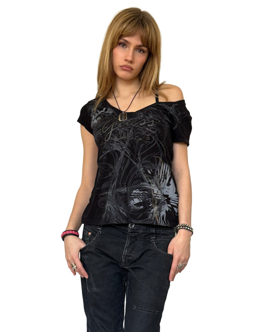 Vintage Guess Studded T-Shirt
