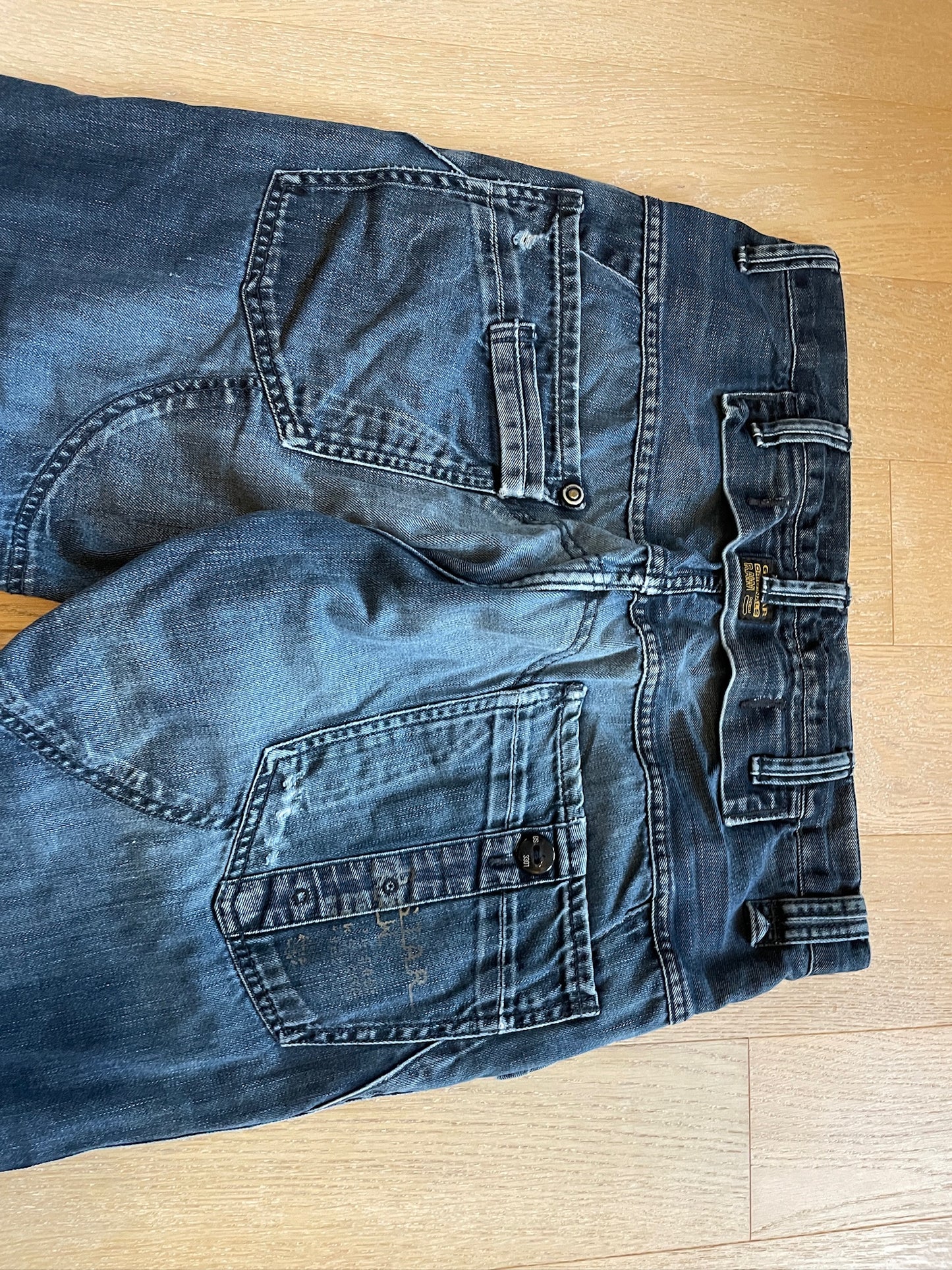 Vintage G-Star RAW Biker Denim Jeans
