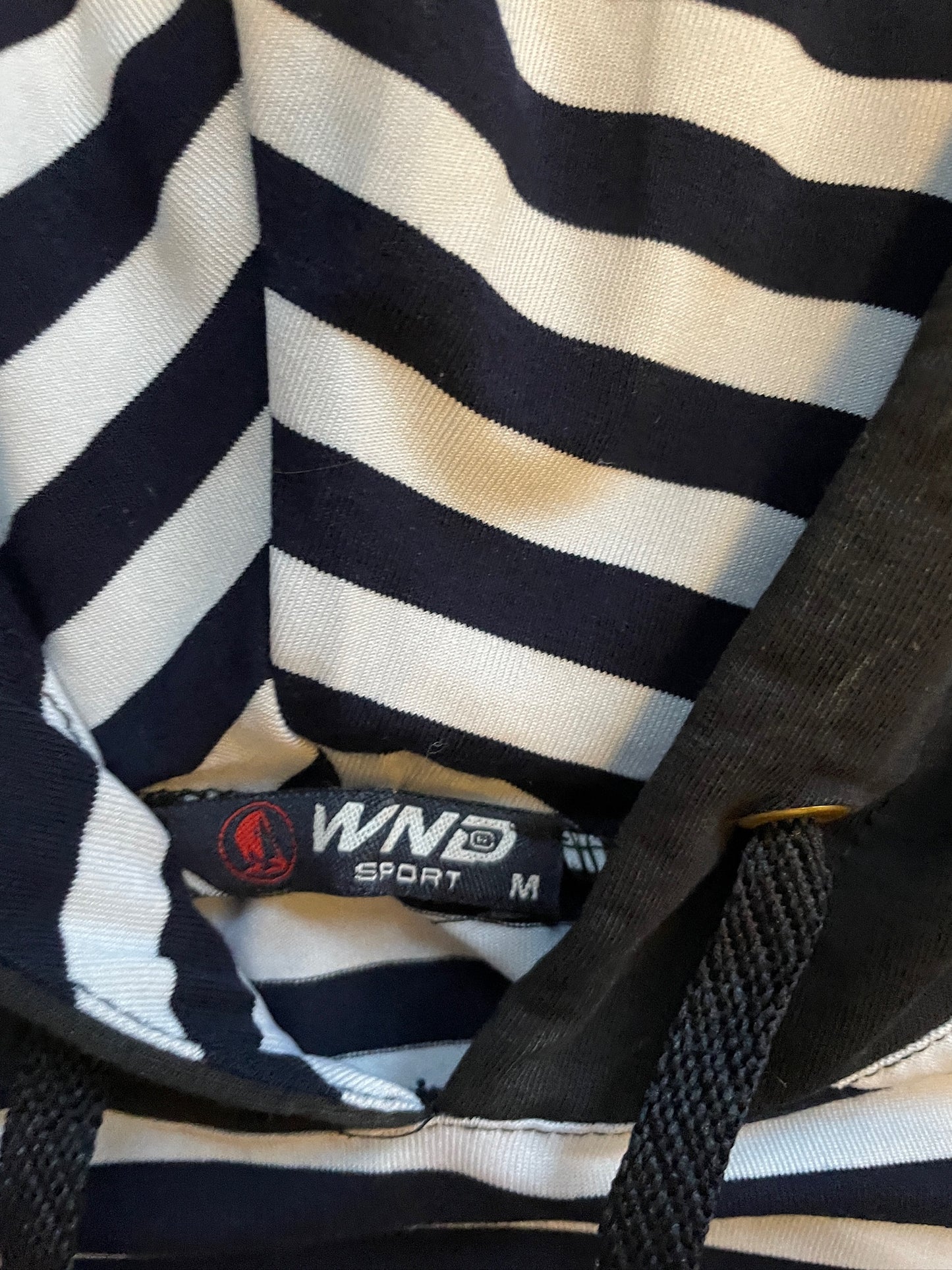 Vintage Striped Shortsleeve Hoodie