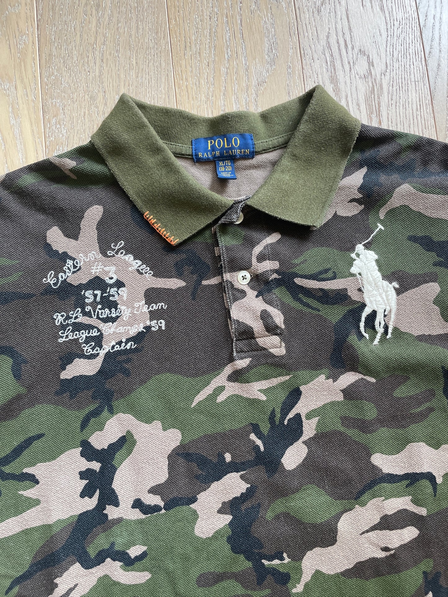 Vintage Ralph Lauren Camouflage Poloshirt
