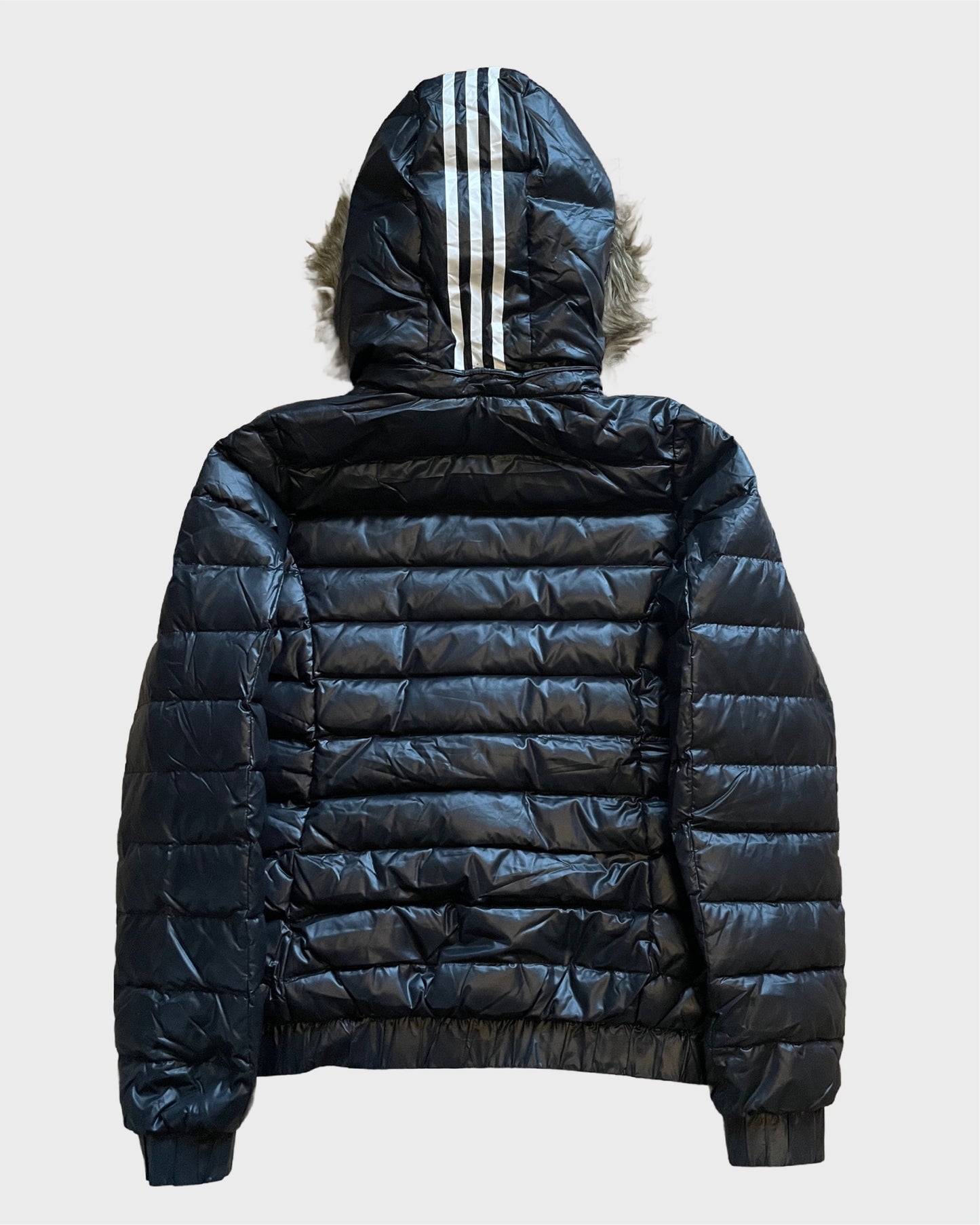 Vintage Adidas Fur Puffer Jacket