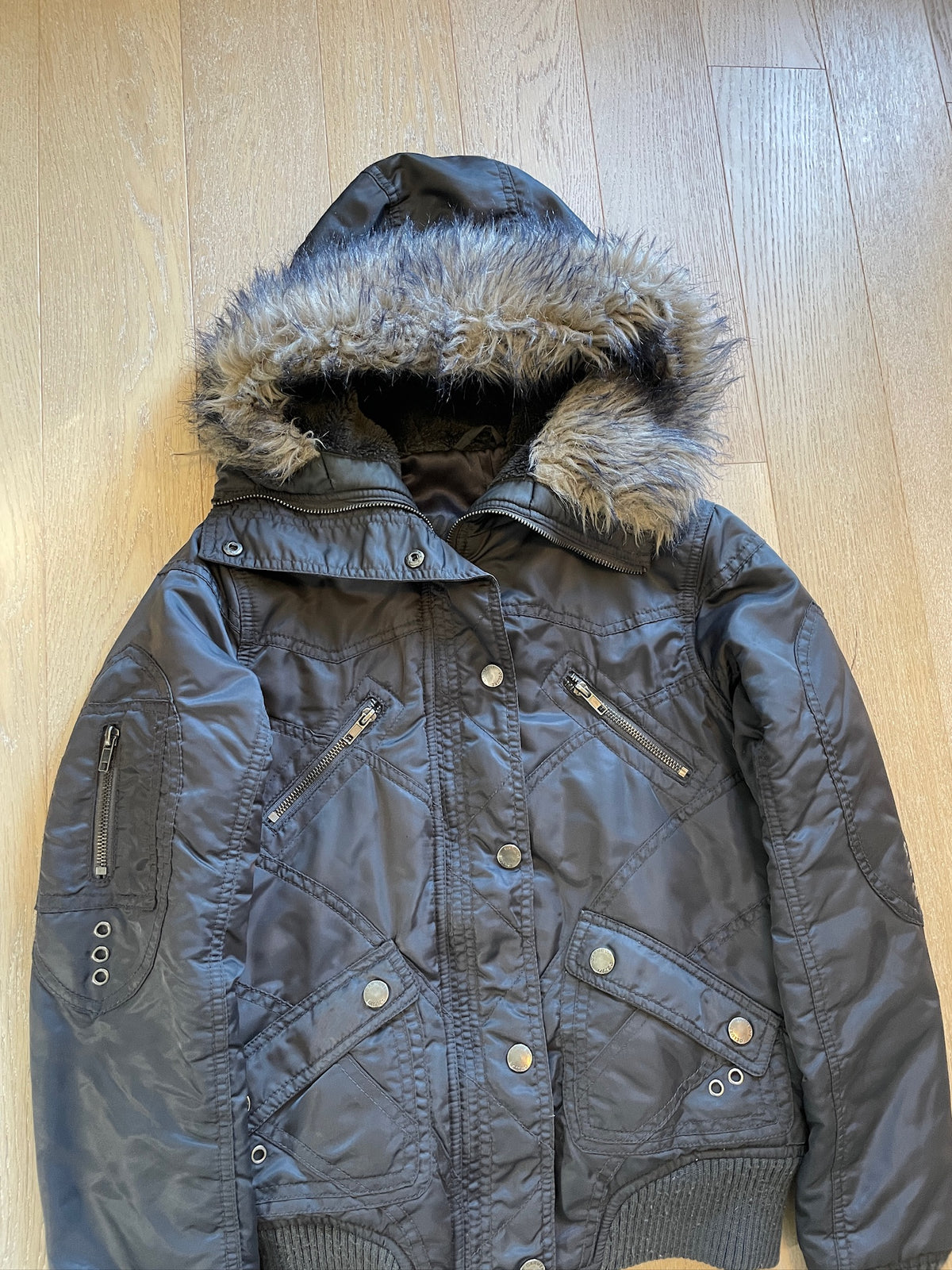 Fur Bomber Jacket