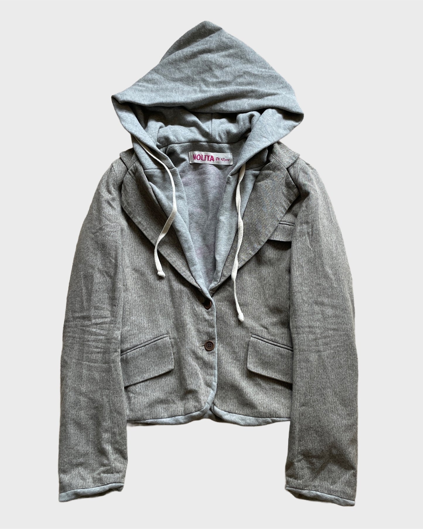 Vintage Hooded Blazer