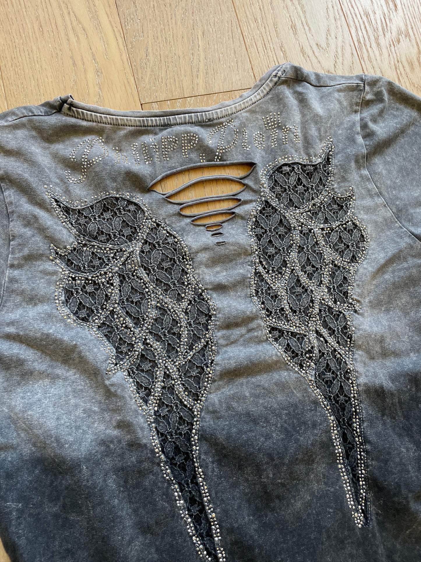 Vintage Studded Wing Top