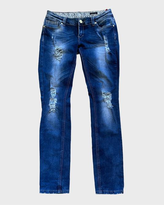 Vintage Ripped Skinny Jeans