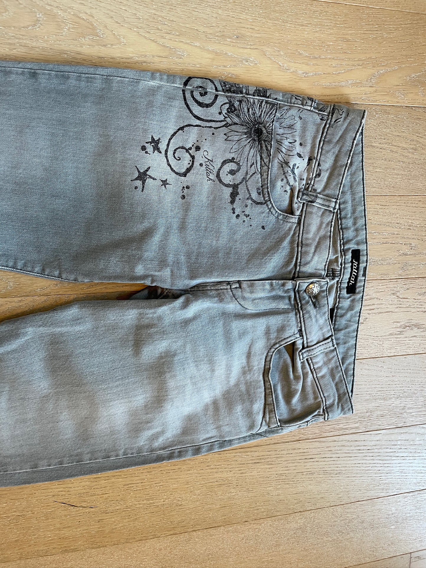 Vintage Killah Tattoo Denim Jeans
