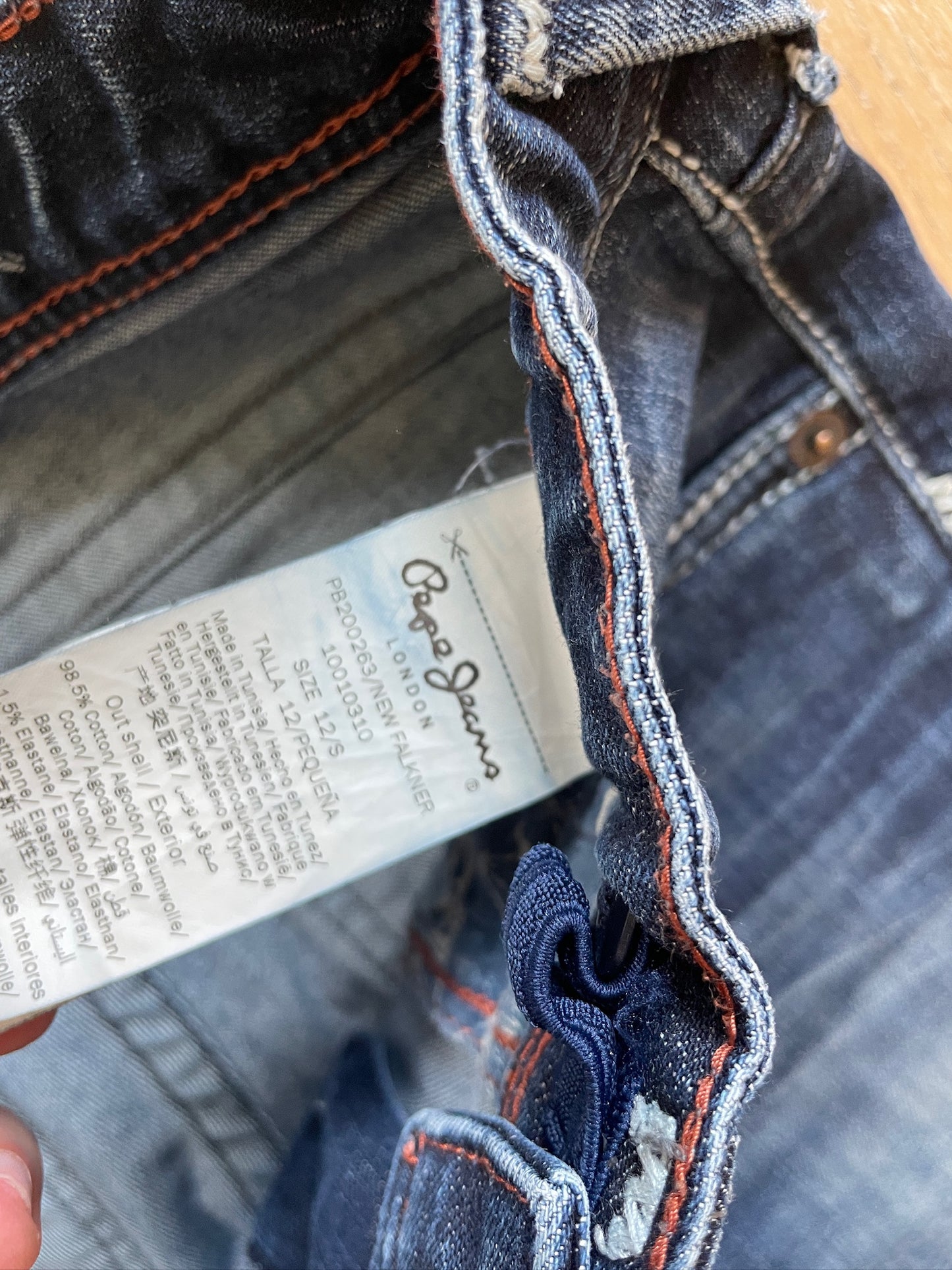 Vintage Pepe Jeans Union Jack Denim