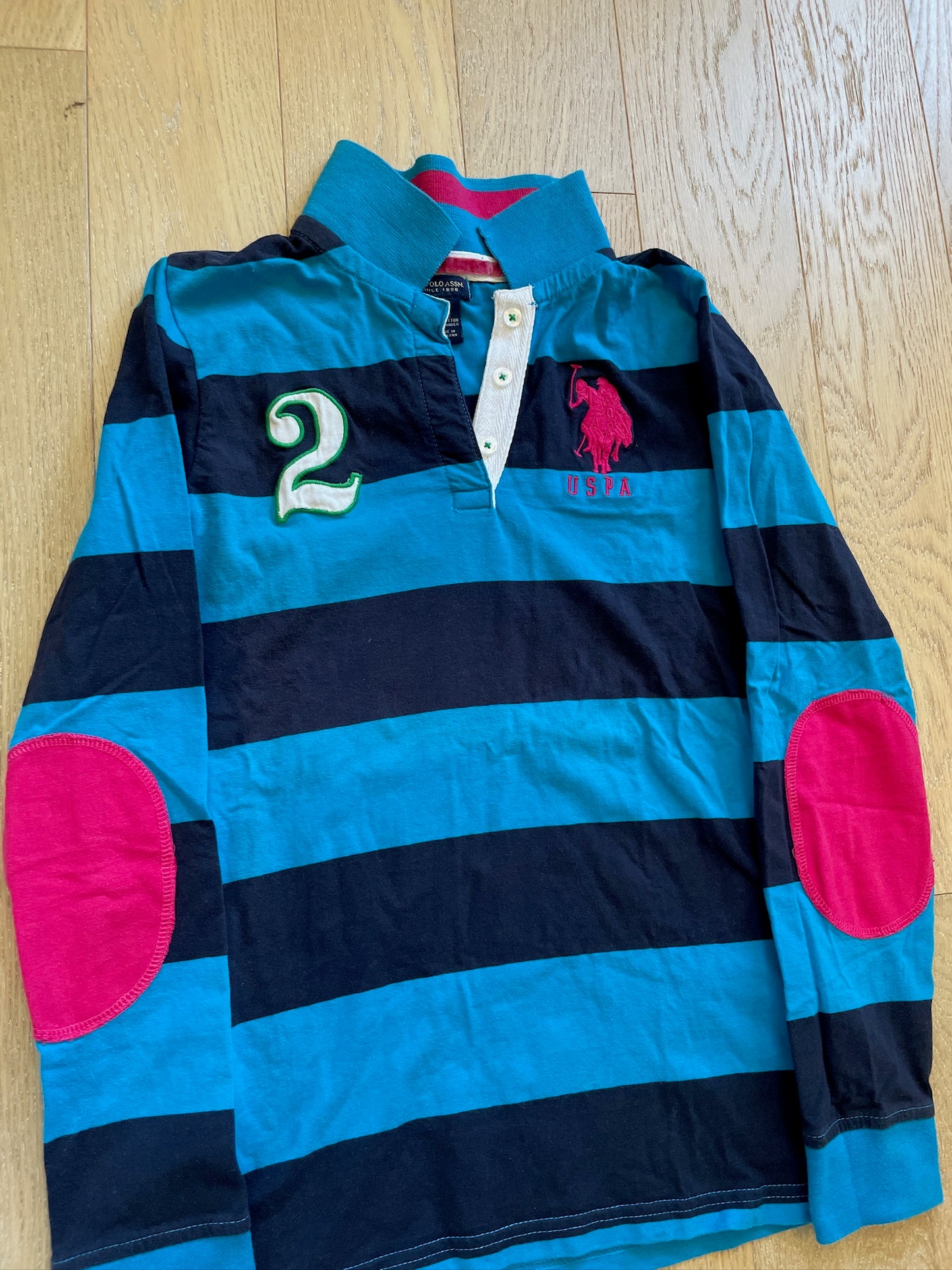 Vintage USPA Longsleeve Poloshirt