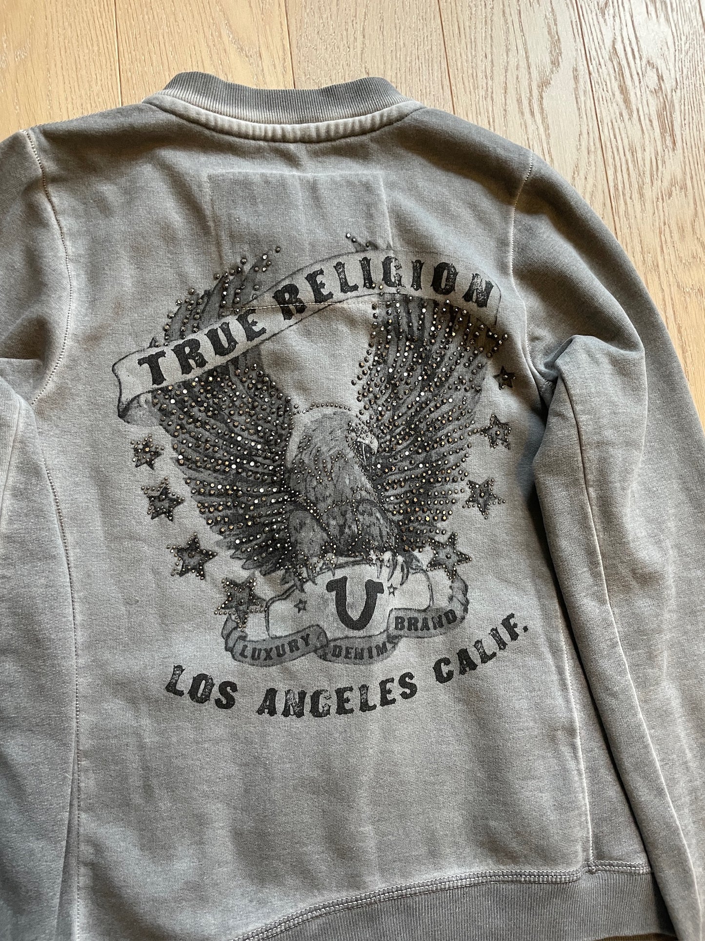 Vintage True Religion Studded Zip Jacket