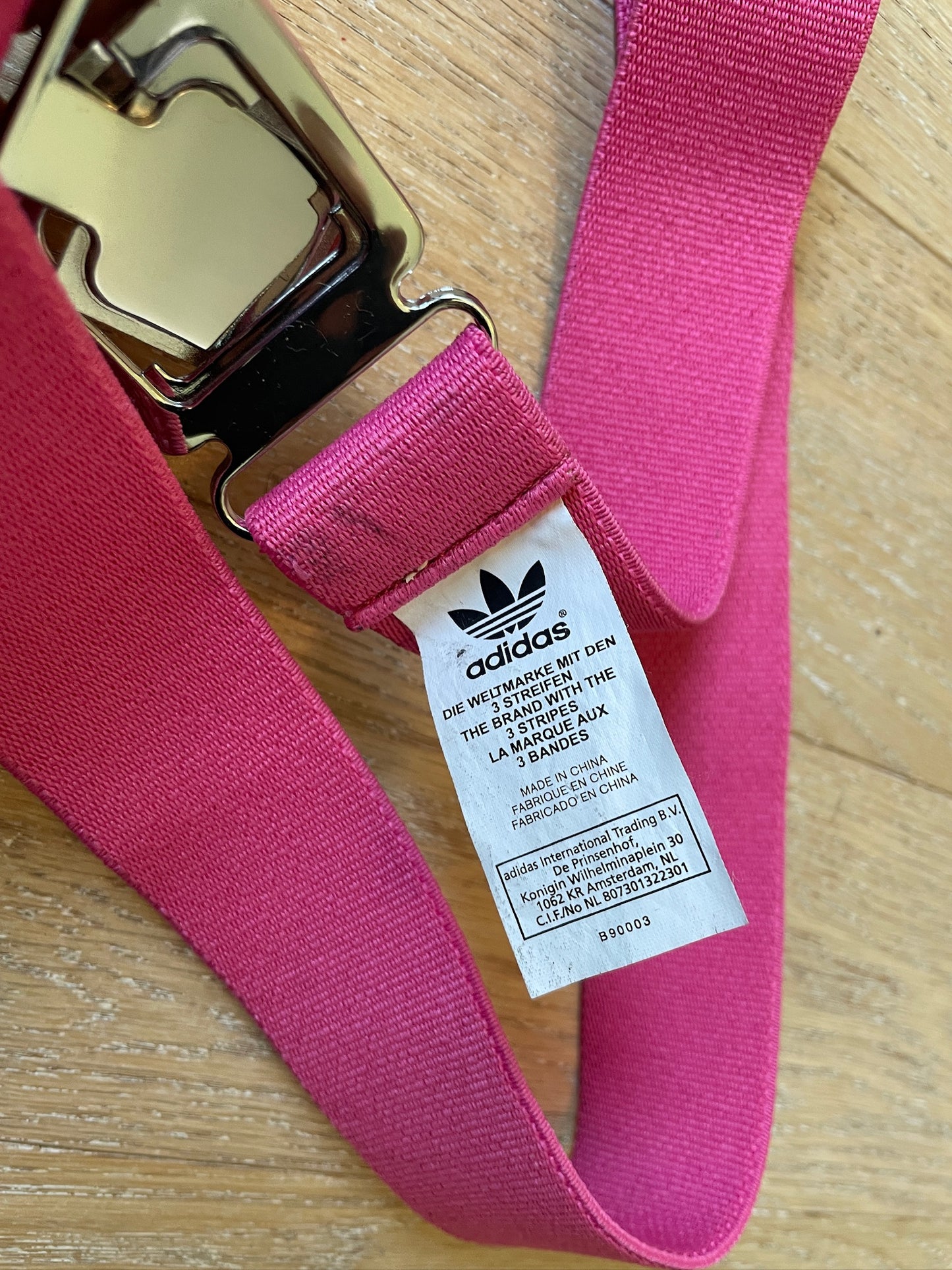 Vintage Adidas Pink Belt
