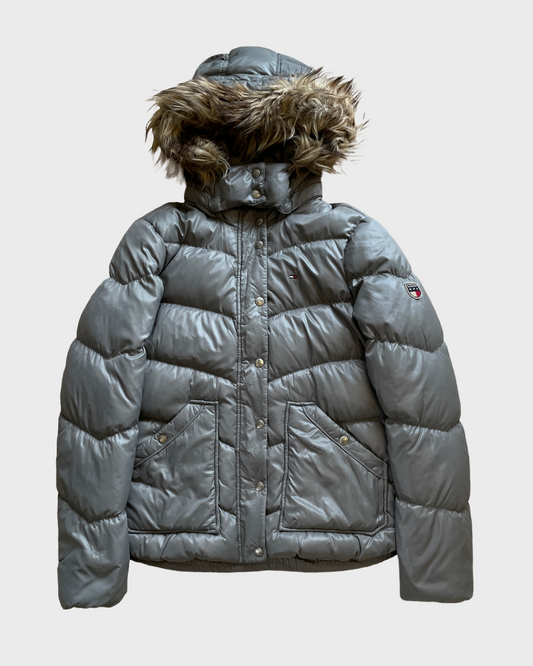 Vintage Tommy Hilfiger Fur Puffer Jacket