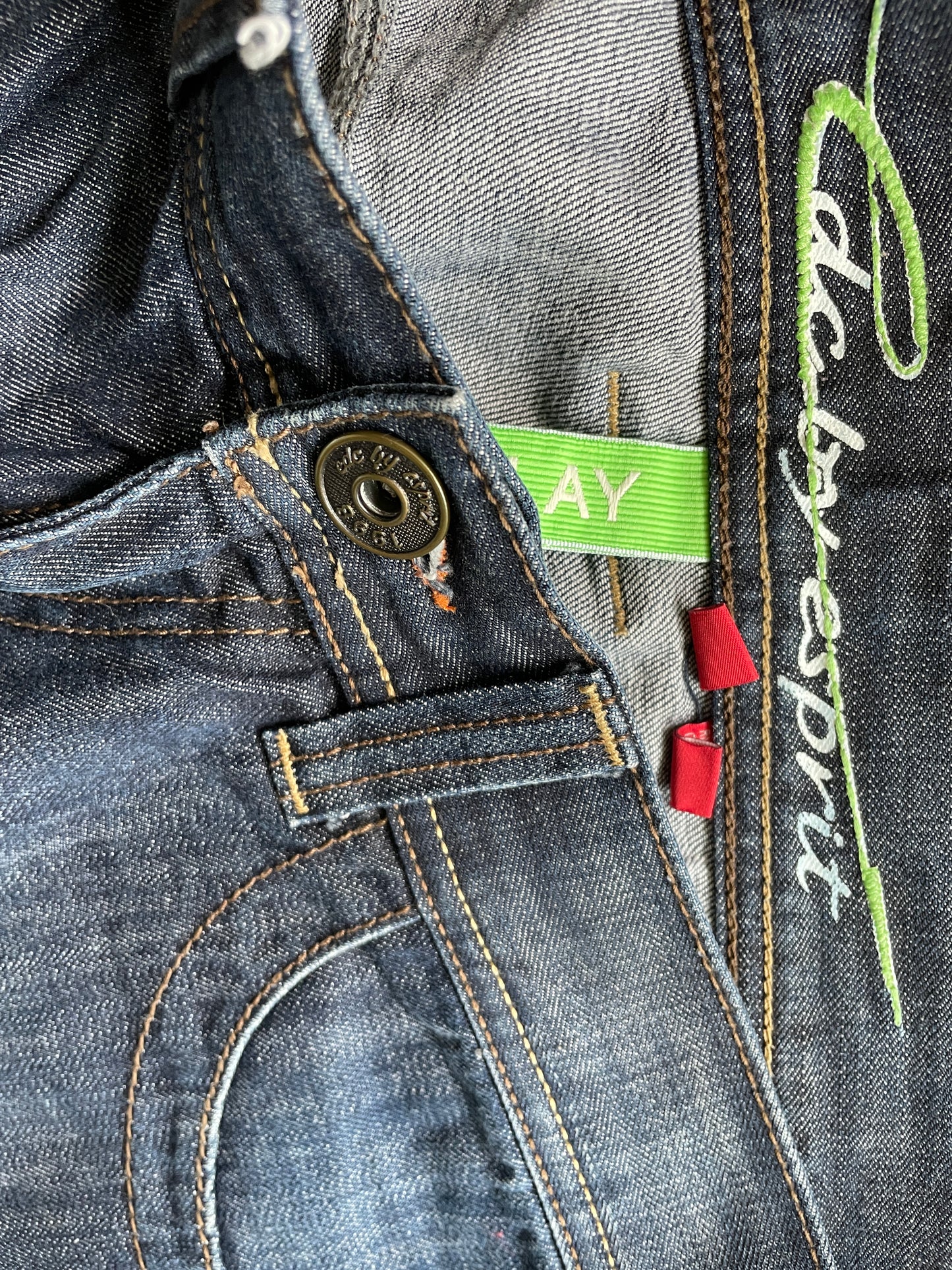 Vintage Flared Denim Jeans