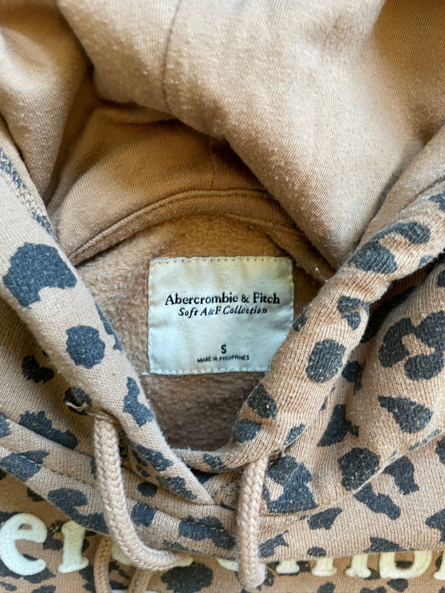 Vintage Abercrombie&Fitch Leopard Hoodie