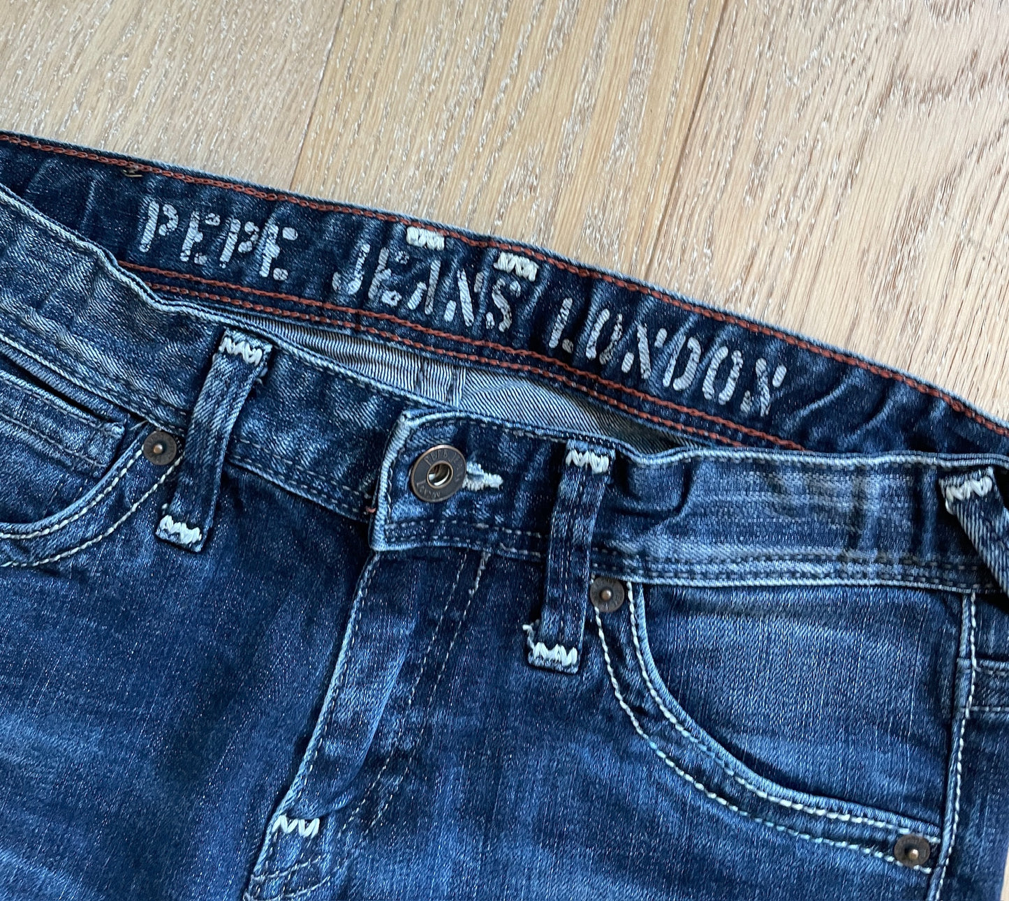 Vintage Pepe Jeans Union Jack Denim