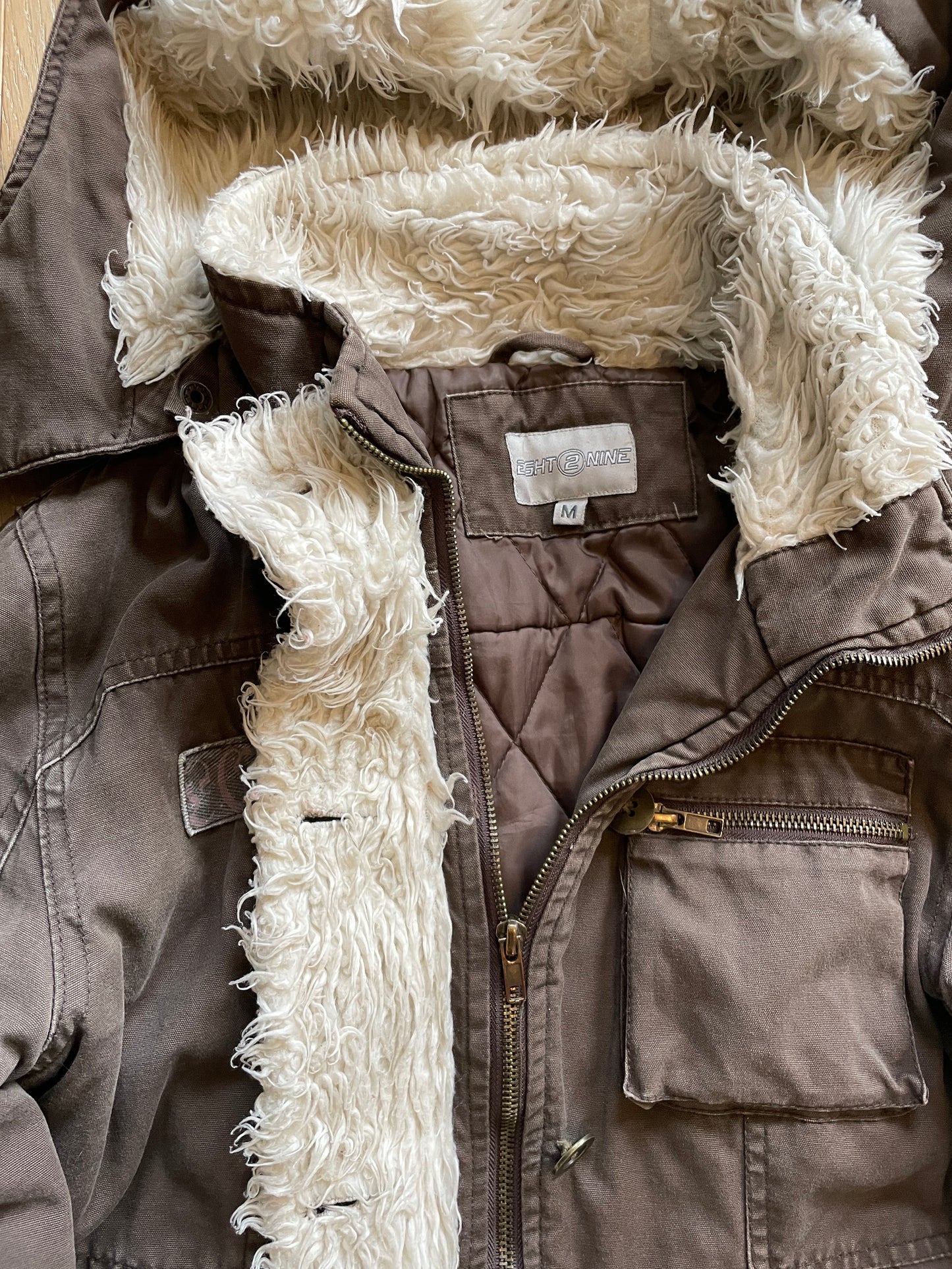 Vintage Military Fur Jacket