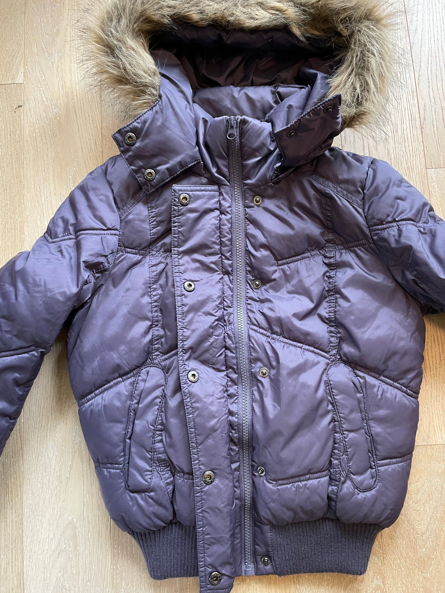 Vintage Fur Puffer Jacket