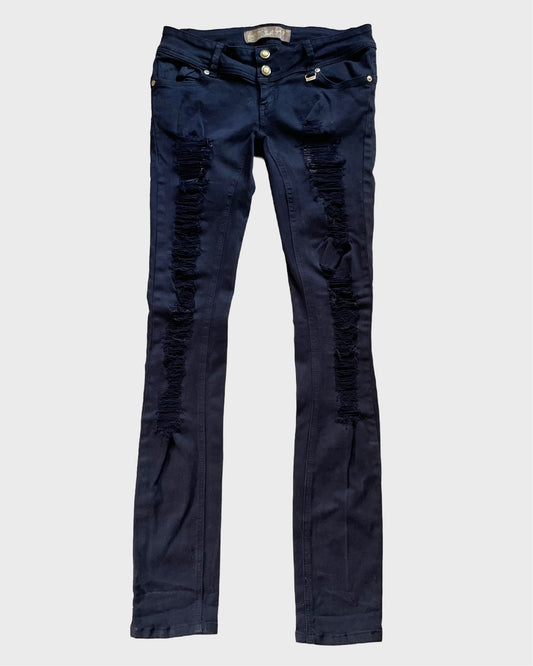 Vintage Skinny Ripped Jeans
