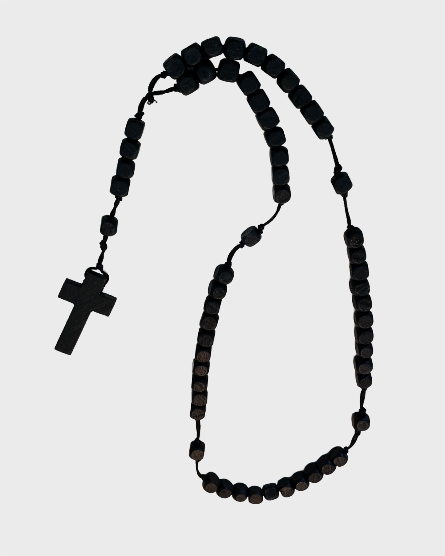 Vintage Wood Cross Chain