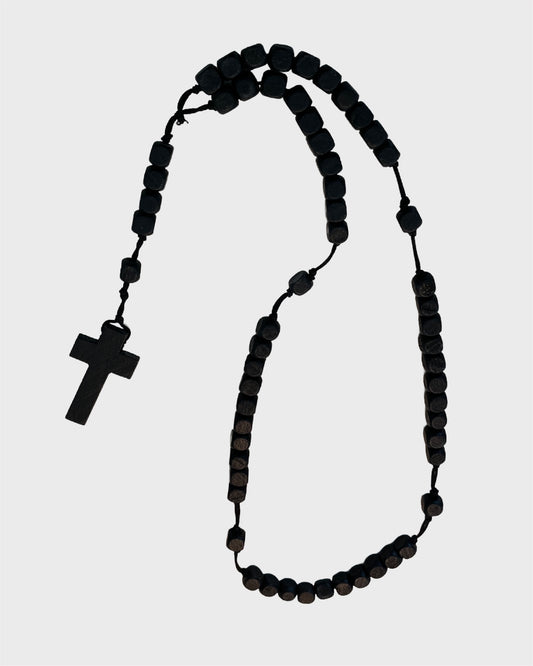Vintage Wood Cross Chain