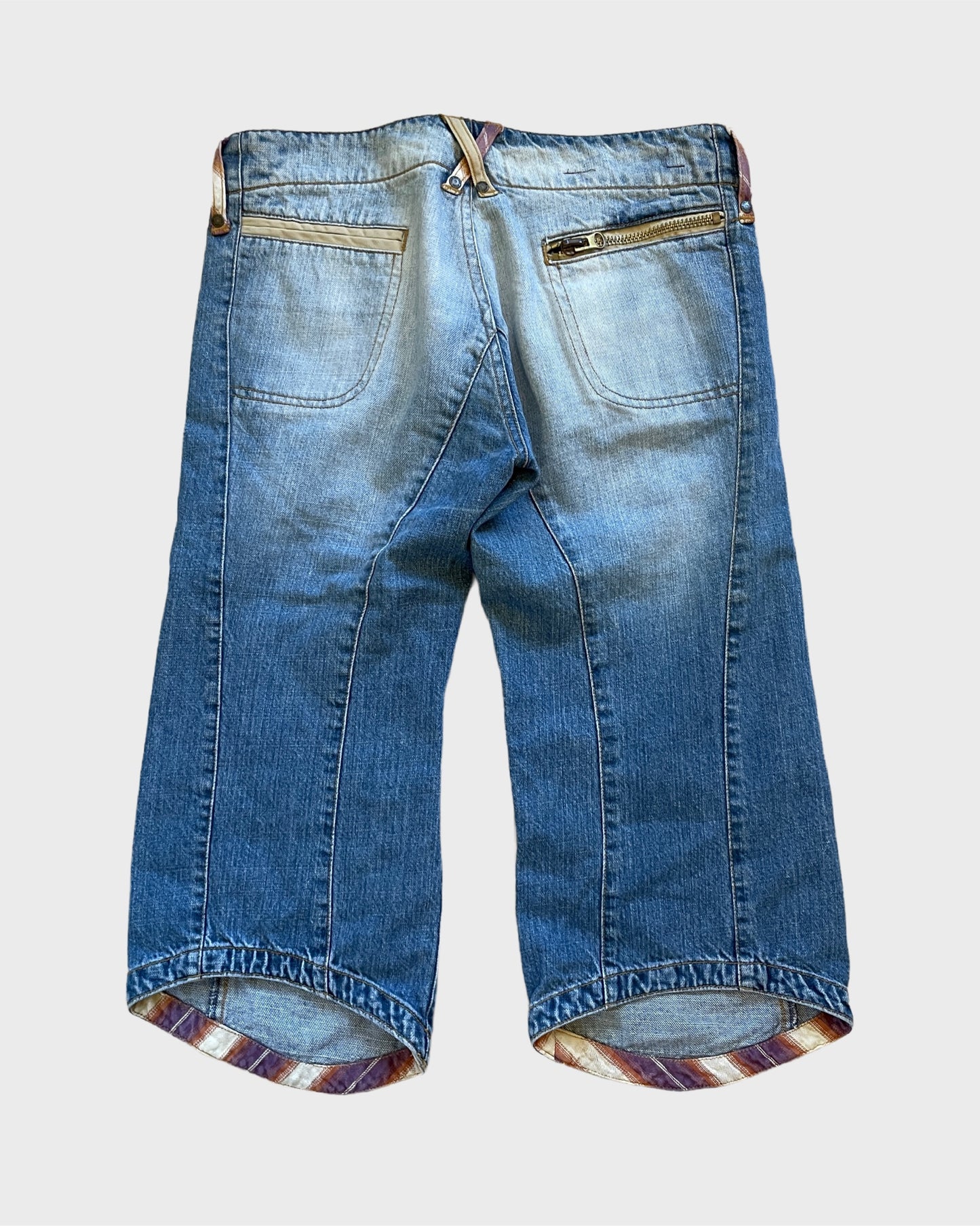 Vintage Jeans Capri Shorts