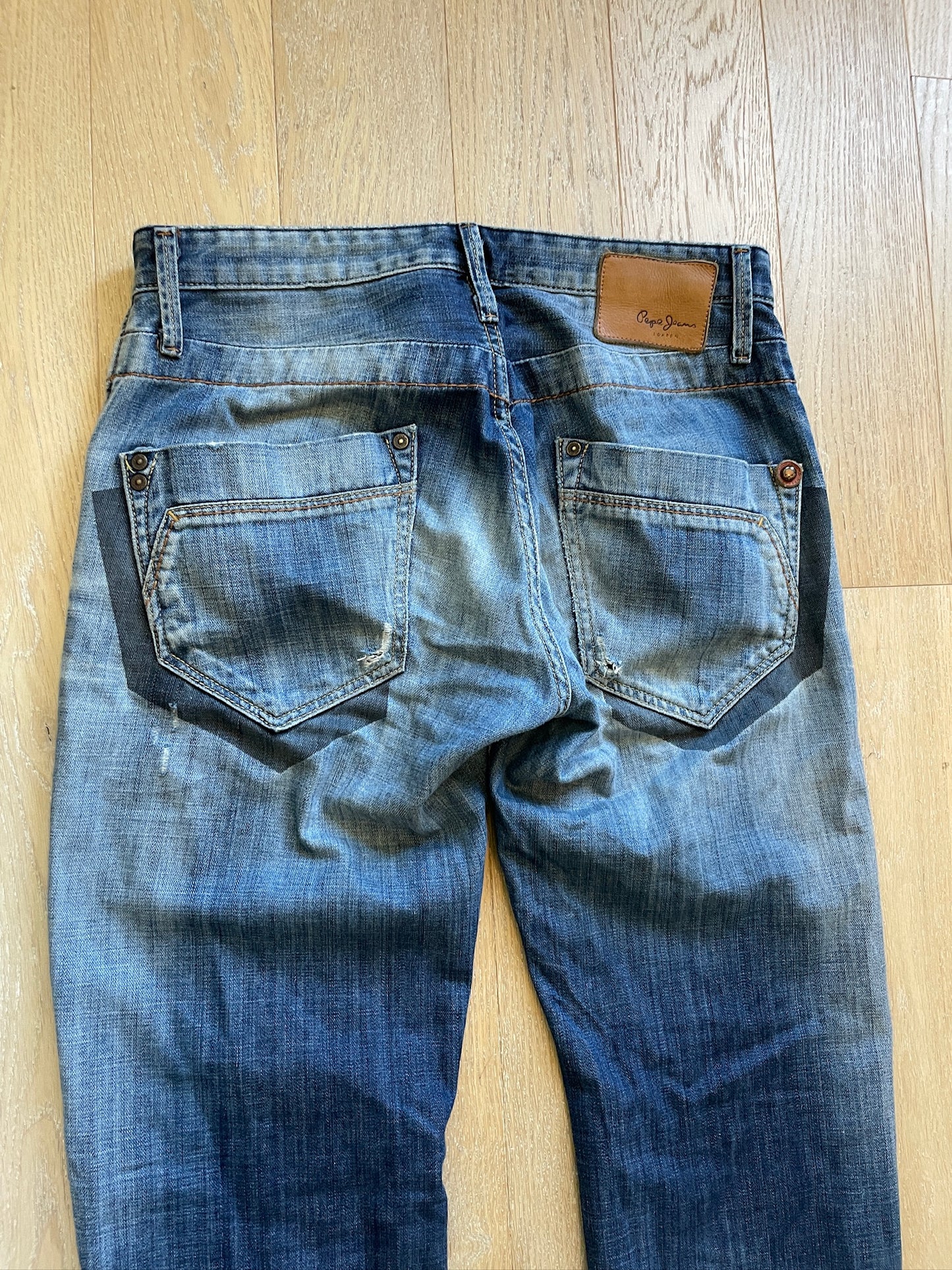 Vintage Pepe Jeans Ripped Denim