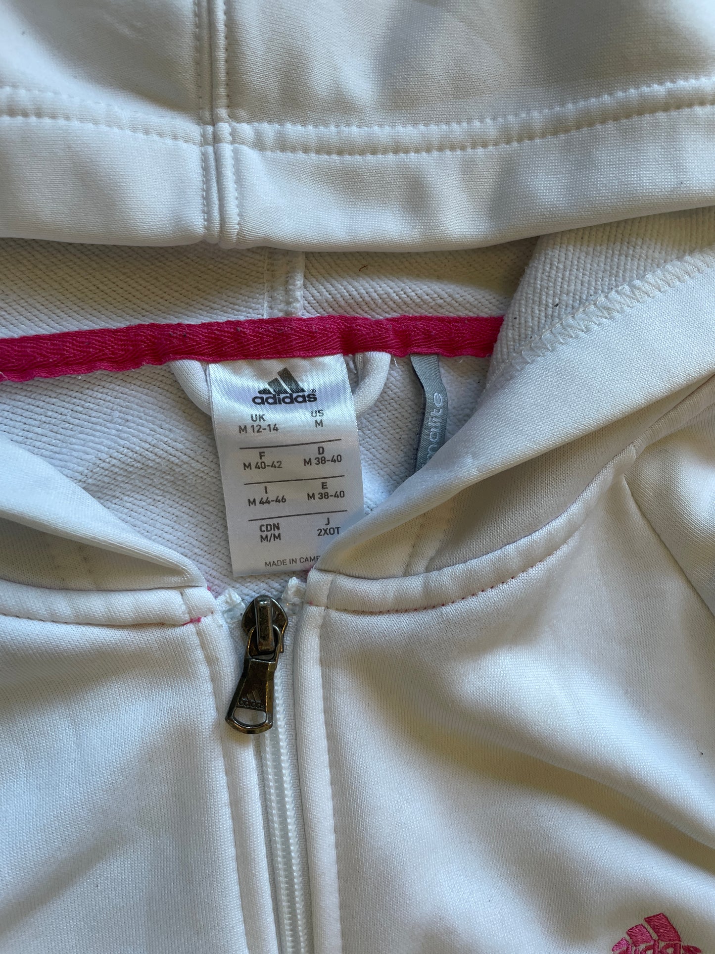 Vintage Adidas Zip Hoodie y2k
