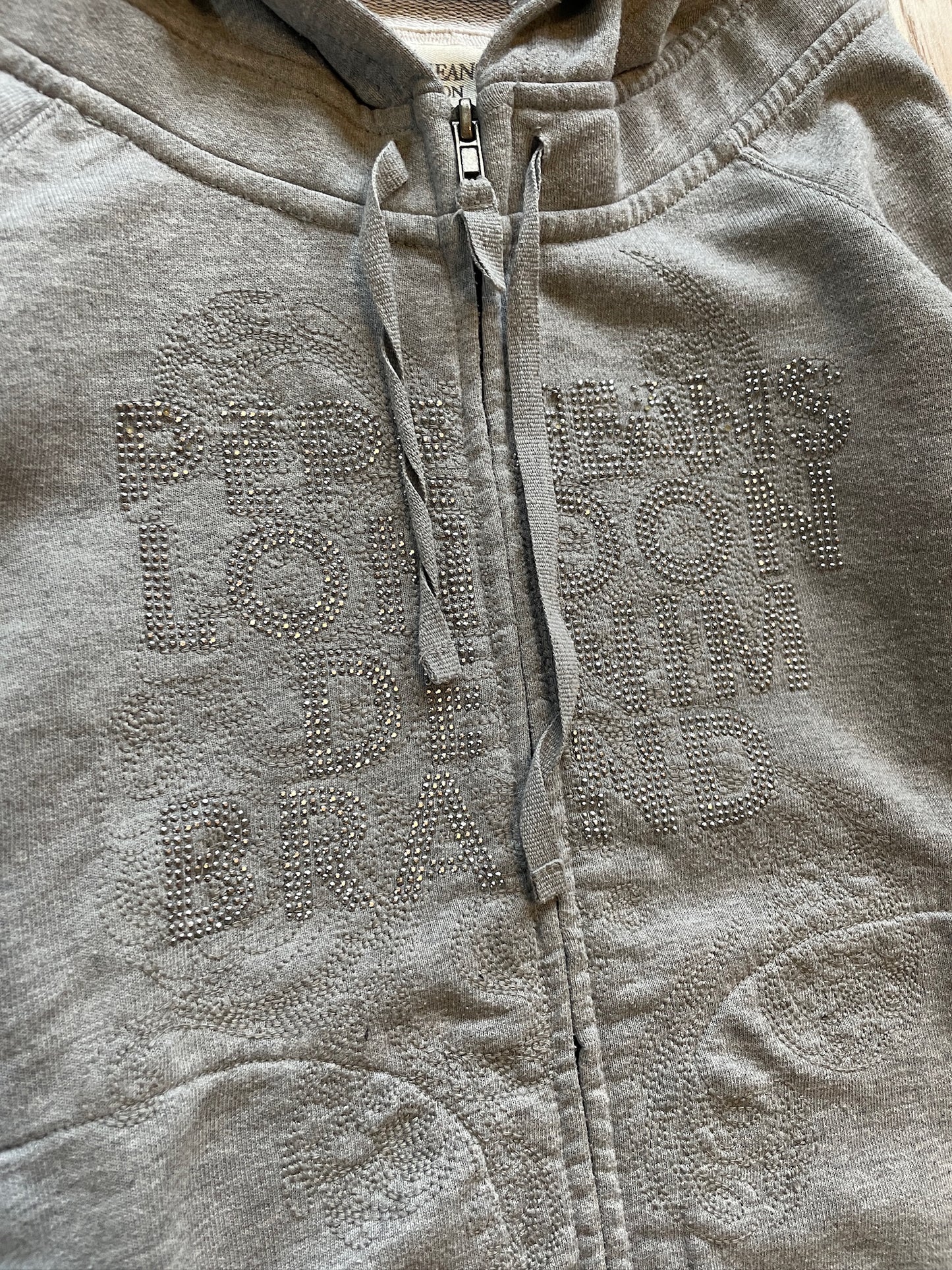 Vintage Pepe Jeans Studded Zip Hoodie